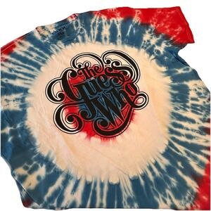 The Guess Who T-Shirt Red‎ White & Blue Tie Dye Size 3XL NWOT